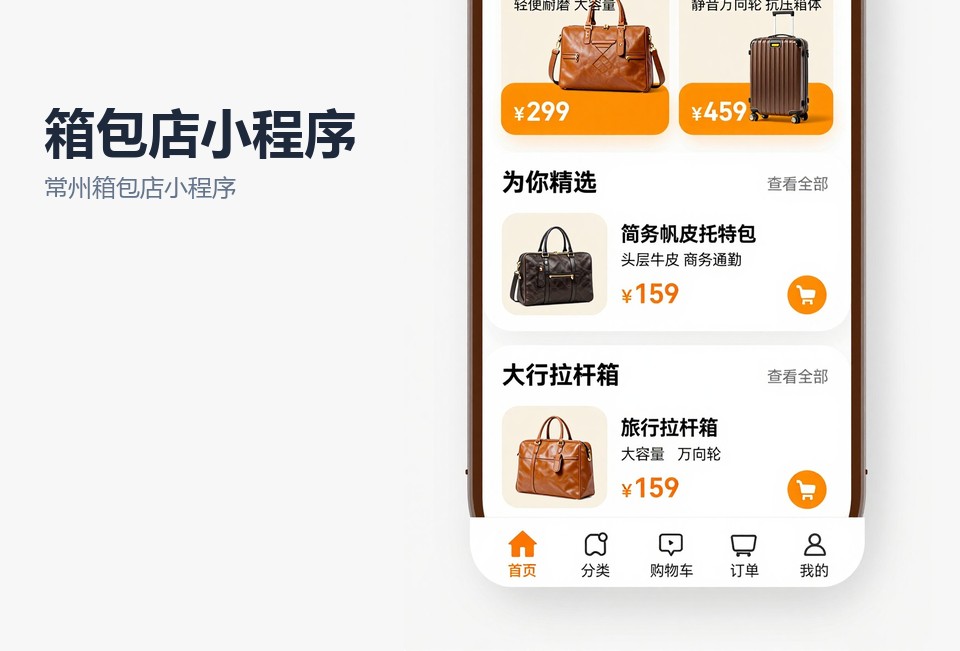 常州箱包店小程序开发,箱包店库存管理小程序,扫码出入库小程序,常州小程序定制开发,同城配送小程序